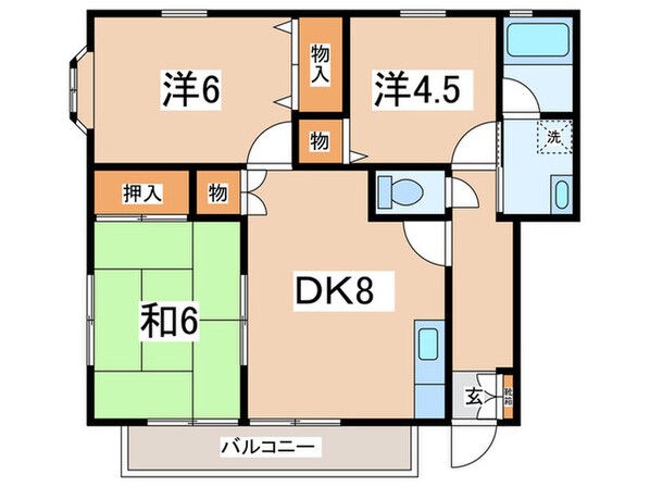 メゾン富士見の物件間取画像